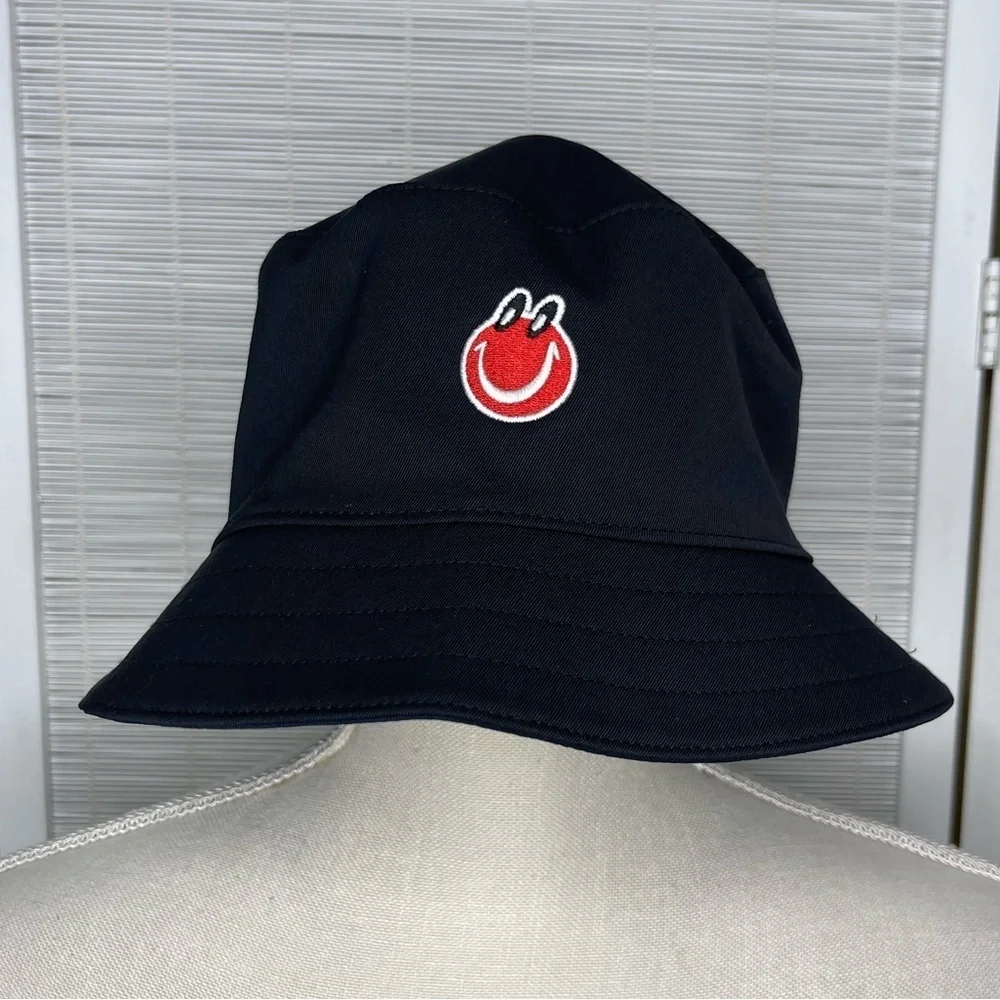 Lululemon Both Ways Reversible Bucket Hat Graphic Black Navy NWT Size S/M